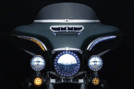 KURYAKYN 14 - 19 FLHT ACCENT BAT LASHES RUN/TURN LED PN 7131 (481319) - DRIVEN Canada's Powersports 191209028466481319
