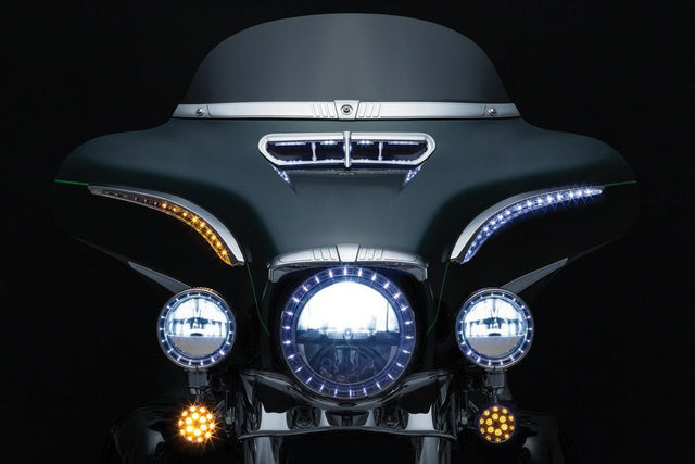 KURYAKYN 14 - 19 FLHT ACCENT BAT LASHES RUN/TURN LED PN 7131 (481319) - DRIVEN Canada's Powersports 191209028466481319