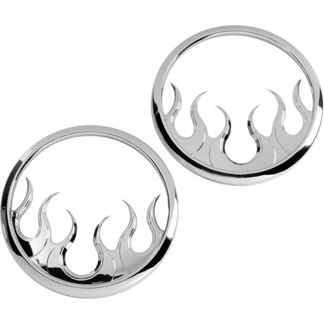 KURYAKYN 14 - 20 FLAME SPEAKER GRILL F/FLHT/X PN 7374 (419811) - DRIVEN Canada's Powersports 191209021689419811