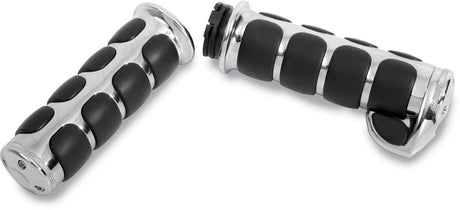 KURYAKYN 82 - 17 CHR ISO GRIPS W/BOSS F/CABLES PN 6212 - DRIVEN Canada's Powersports 191209003968497843