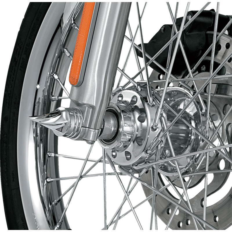 KURYAKYN 84 - 06 S/T/80 - 99FLHT TWISTED AXLE CAPS PN 1217 - DRIVEN Canada's Powersports 191209010140493907