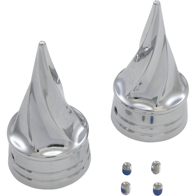 KURYAKYN 84 - 06 S/T/80 - 99FLHT TWISTED AXLE CAPS PN 1217 - DRIVEN Canada's Powersports 191209010140493907