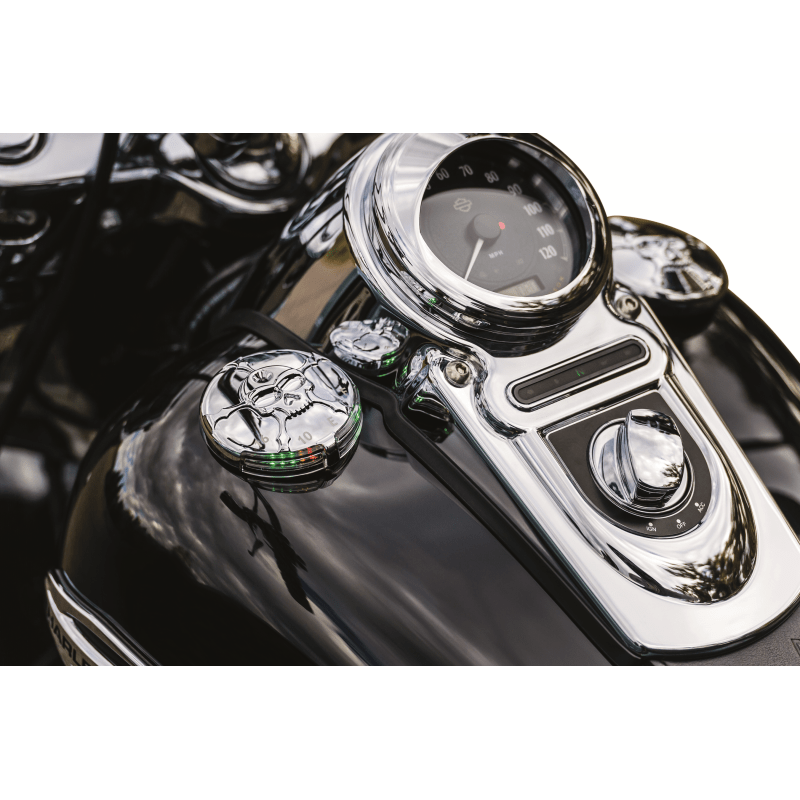 KURYAKYN 94 - 19 FLHR ZOMBIE LED FUEL/BATTERY GAUGE PN 7357 (419987) - DRIVEN Canada's Powersports 191209022600419987