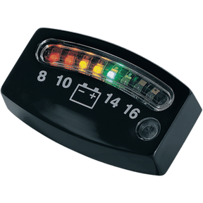 KURYAKYN BLACK LED BATTERY GAUGE PN 4218 (496940) - DRIVEN Canada's Powersports 191209001902496940
