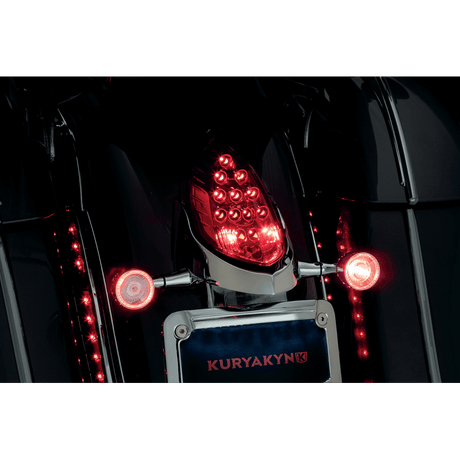 KURYAKYN CUSTOM RTURN SIGNAL & LIC PL MNT FOR INDIAN, PN 3128 - DRIVEN Canada's Powersports 3128420495