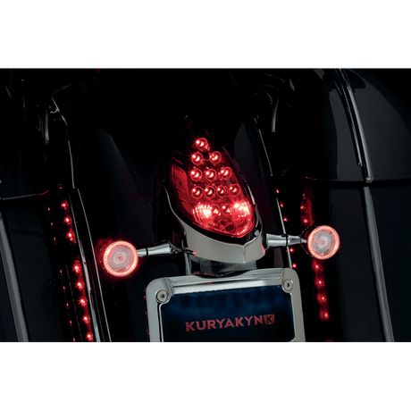 KURYAKYN CUSTOM RTURN SIGNAL & LIC PL MNT FOR INDIAN, PN 3128 - DRIVEN Canada's Powersports 3128420495