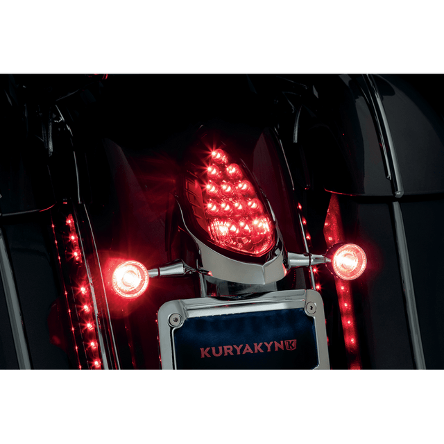 KURYAKYN CUSTOM RTURN SIGNAL & LIC PL MNT FOR INDIAN, PN 3128 - DRIVEN Canada's Powersports 3128420495