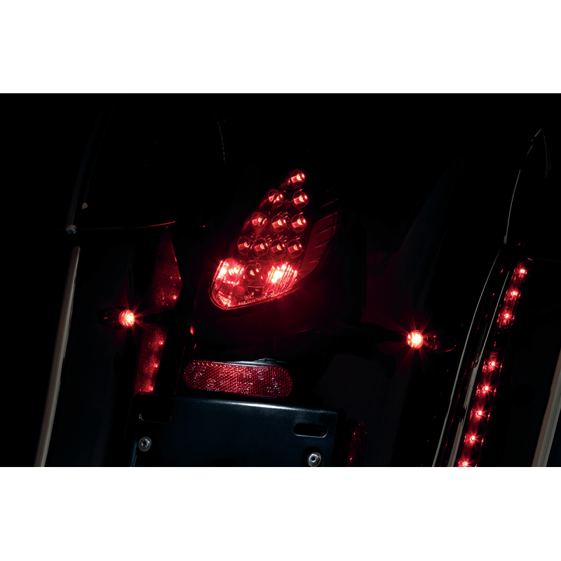 KURYAKYN CUSTOM RTURN SIGNL & LICENSE PL MNT - INDIAN, SBLK PN 3129 (420496) - DRIVEN Canada's Powersports 3129420496