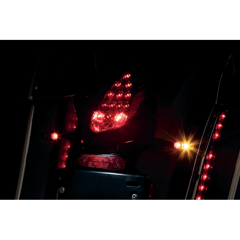 KURYAKYN CUSTOM RTURN SIGNL & LICENSE PL MNT - INDIAN, SBLK PN 3129 (420496) - DRIVEN Canada's Powersports 3129420496