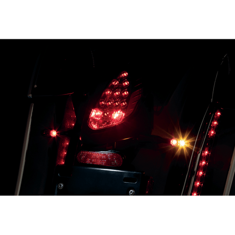 KURYAKYN CUSTOM RTURN SIGNL & LICENSE PL MNT - INDIAN, SBLK PN 3129 (420496) - DRIVEN Canada's Powersports 3129420496