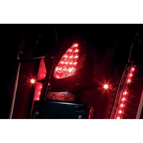 KURYAKYN CUSTOM RTURN SIGNL & LICENSE PL MNT - INDIAN, SBLK PN 3129 (420496) - DRIVEN Canada's Powersports 3129420496