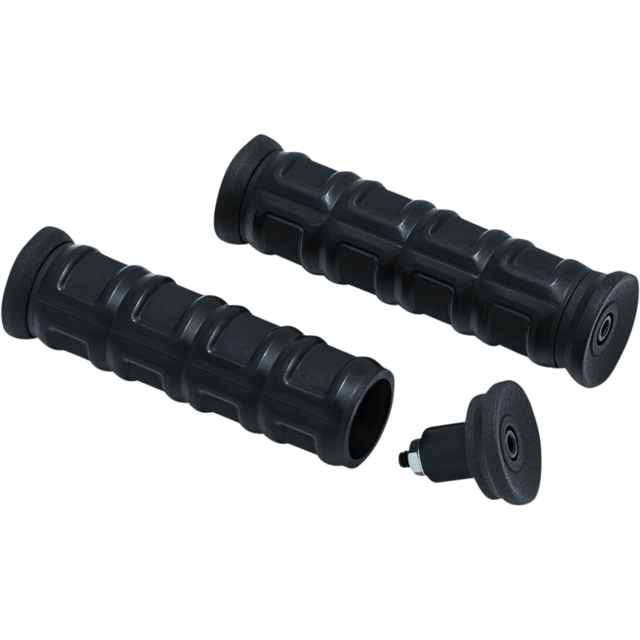 KURYAKYN DILLINGER GRIPS FOR 1" BARS, SATIN PN 6677 - DRIVEN Canada's Powersports 6677484247