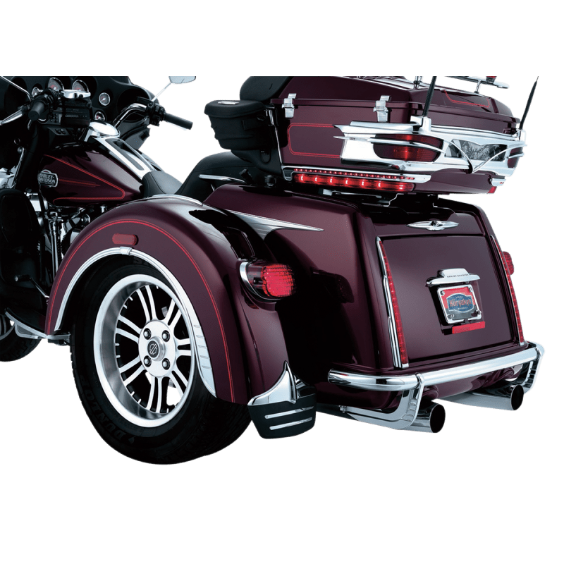 KURYAKYN HD TRIKE REAR MUD FLAPS 09 - 19 PN 7220 (419342) - DRIVEN Canada's Powersports 191209016777419342