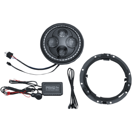 KURYAKYN HEADLIGHT PRISM +7" PN 2478 - DRIVEN Canada's Powersports 191209041304411996