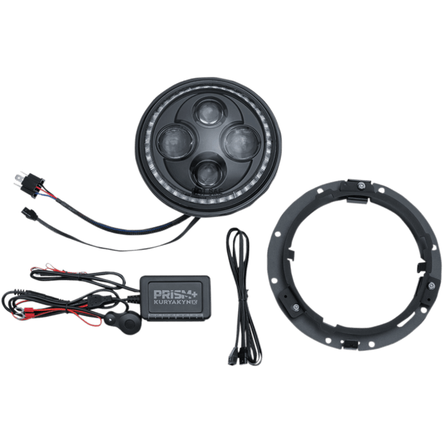 KURYAKYN HEADLIGHT PRISM +7" PN 2478 - DRIVEN Canada's Powersports 191209041304411996