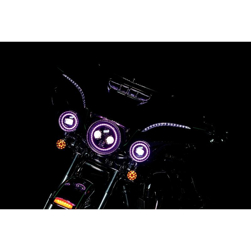 KURYAKYN HEADLIGHT PRISM +7" PN 2478 - DRIVEN Canada's Powersports 191209041304411996