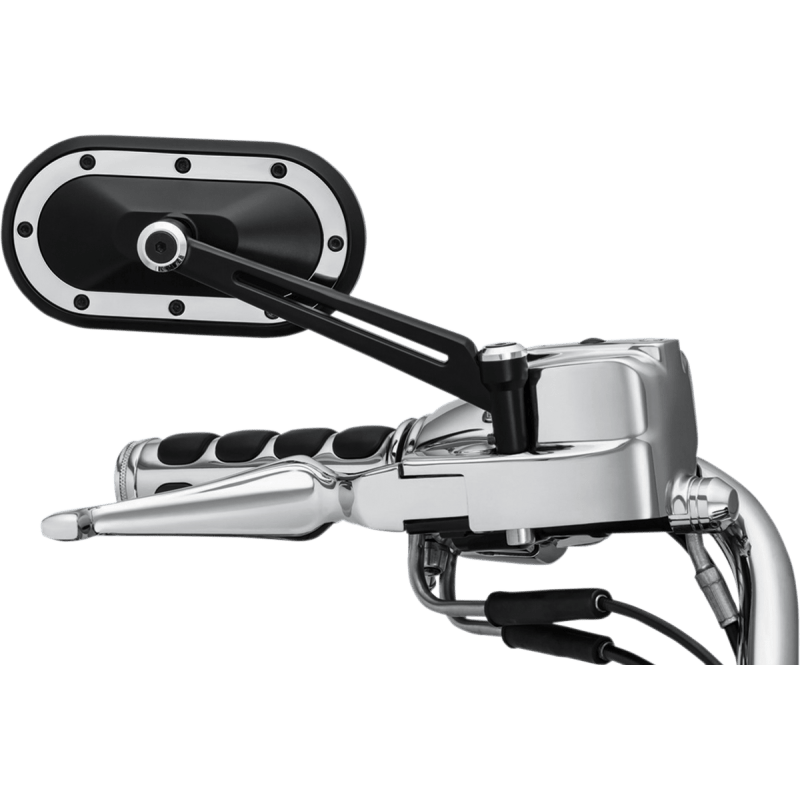 KURYAKYN HEAVY INDUSTRY MIRRORS, BLACK WITH PN 1766 - DRIVEN Canada's Powersports 191209022419419736