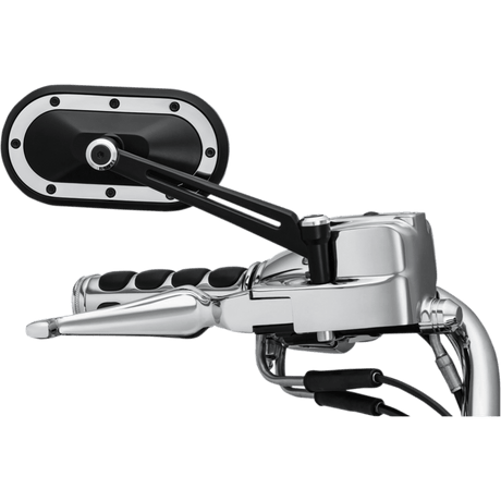 KURYAKYN HEAVY INDUSTRY MIRRORS, BLACK WITH PN 1766 - DRIVEN Canada's Powersports 191209022419419736