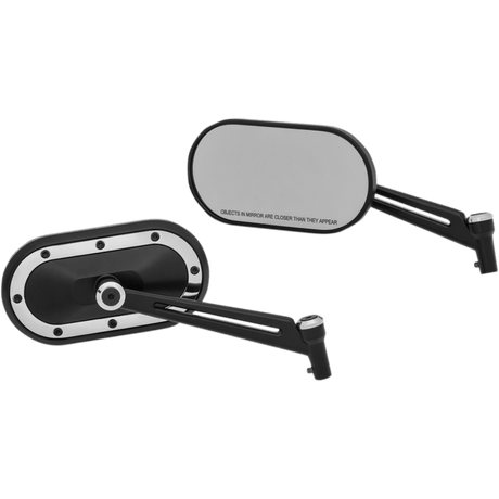 KURYAKYN HEAVY INDUSTRY MIRRORS, BLACK WITH PN 1766 - DRIVEN Canada's Powersports 191209022419419736
