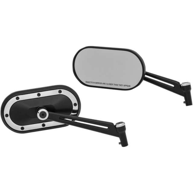 KURYAKYN HEAVY INDUSTRY MIRRORS, BLACK WITH PN 1766 - DRIVEN Canada's Powersports 191209022419419736