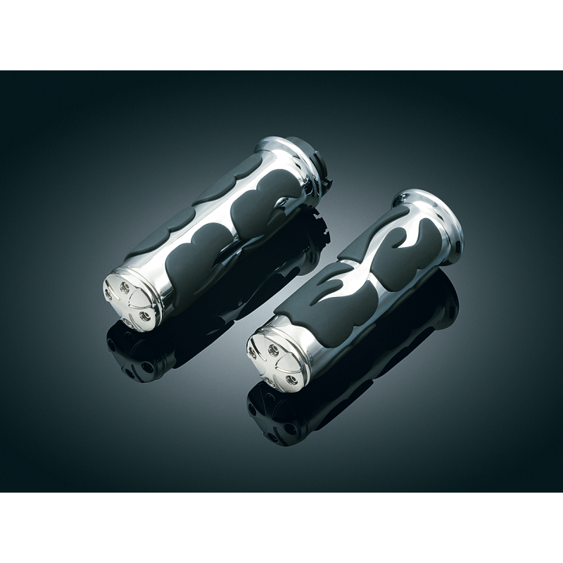 KURYAKYN ISO FLAME GRIPS F/KAW/YAM/SUZ (PR) PN 6261 (497521) - DRIVEN Canada's Powersports 191209003661497521