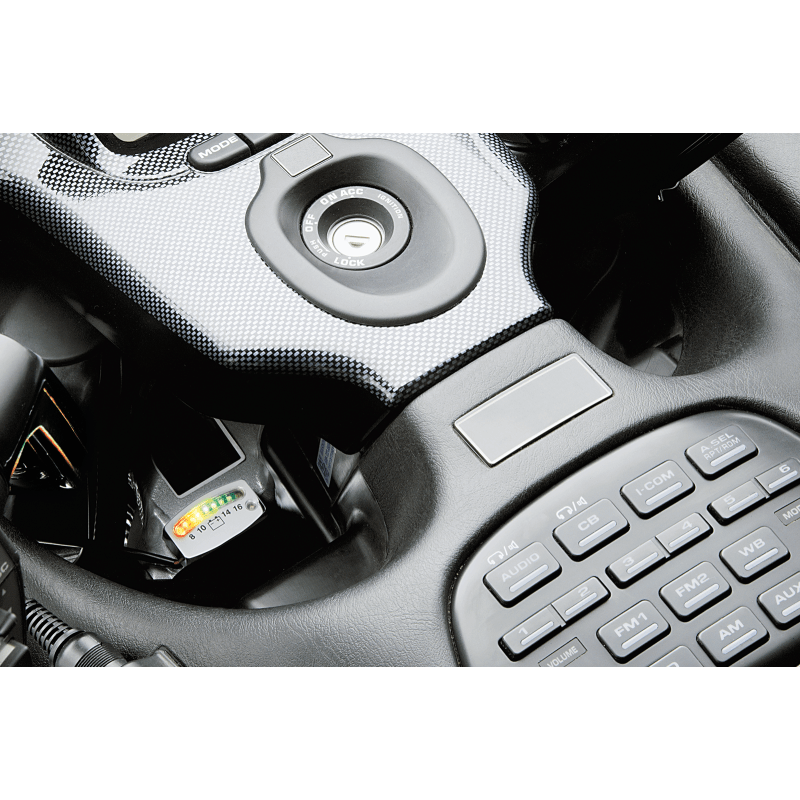 KURYAKYN LED BATTERY GAUGE CHROME (EA) PN 4219 (497898) - DRIVEN Canada's Powersports 191209001896497898