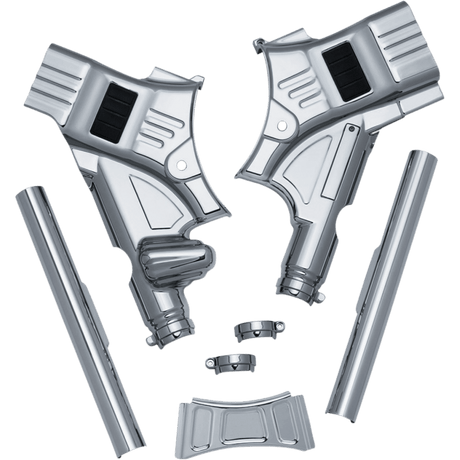 KURYAKYN NECK COVERS FOR 14 - 16 TOURING, CHROME PN 6955 (418522) - DRIVEN Canada's Powersports 191209023751418522