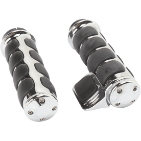 KURYAKYN PREM ISO - GRIP W/BOSS, CHROME, 08 - 19 FLHT PN 6343 (418873) - DRIVEN Canada's Powersports 191209020071418873