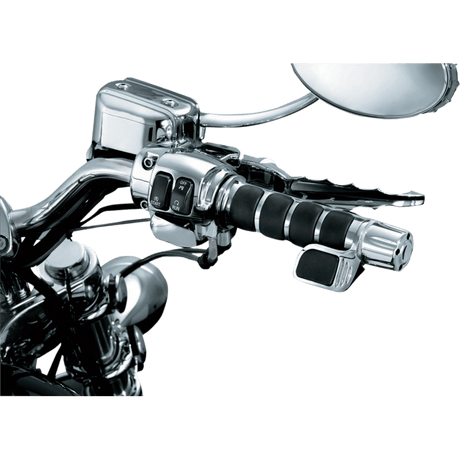 KURYAKYN PREM ISO - GRIP W/BOSS, CHROME, 82 - 17 PN 6342 (418872) - DRIVEN Canada's Powersports 191209020064418872