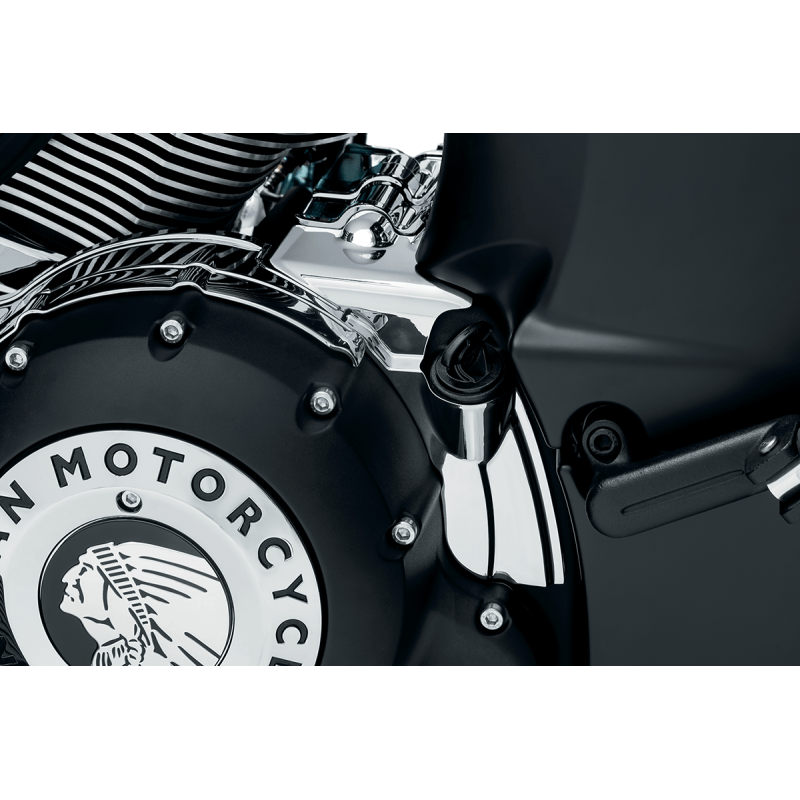 KURYAKYN REAR OIL PANEL ACCENT FOR INDIAN, CHROME PN 5707 (420488) - DRIVEN Canada's Powersports 5707420488