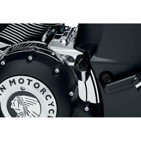 KURYAKYN REAR OIL PANEL ACCENT FOR INDIAN, CHROME PN 5707 (420488) - DRIVEN Canada's Powersports 5707420488