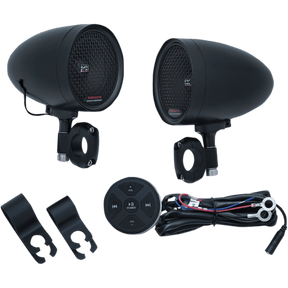 KURYAKYN RTHUNDER SPEAKER PODS, BAC,ST BLK 7/8" 1" BAR PN 2713 - DRIVEN Canada's Powersports 191209025397418480