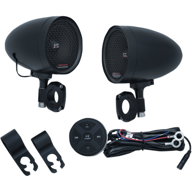 KURYAKYN RTHUNDER SPEAKER PODS, BAC,ST BLK 7/8" 1" BAR PN 2713 - DRIVEN Canada's Powersports 191209025397418480