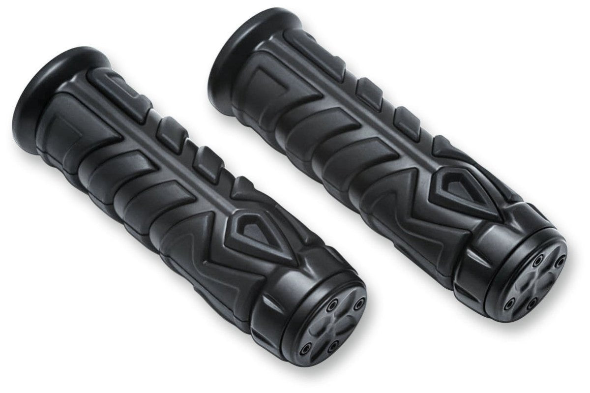 KURYAKYN SPEAR GRIPS FOR 7/8 BARS, SATIN BLACK" PN 5638 (488890) - DRIVEN Canada's Powersports 191209027292488890