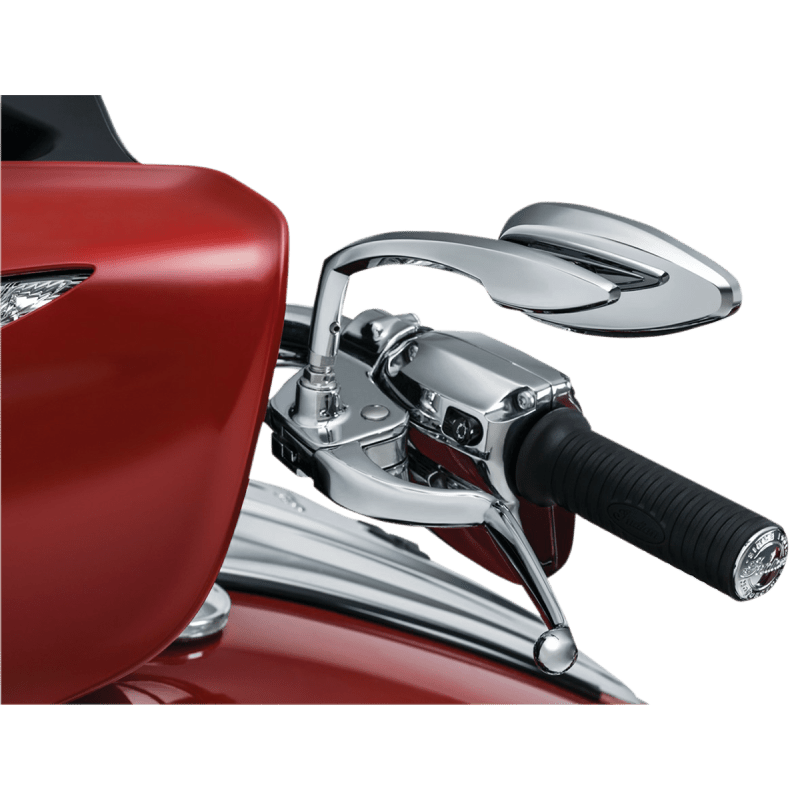 KURYAKYN TEARDROP MIRRORS, CHROME PN 1707 (419963) - DRIVEN Canada's Powersports 191209022365419963