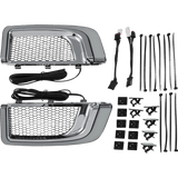 KURYAKYN TRACER L.E.D. FAIRING LOWER GRILLS, CHROME PN 5063 (485190) - DRIVEN Canada's Powersports 191209037284485190