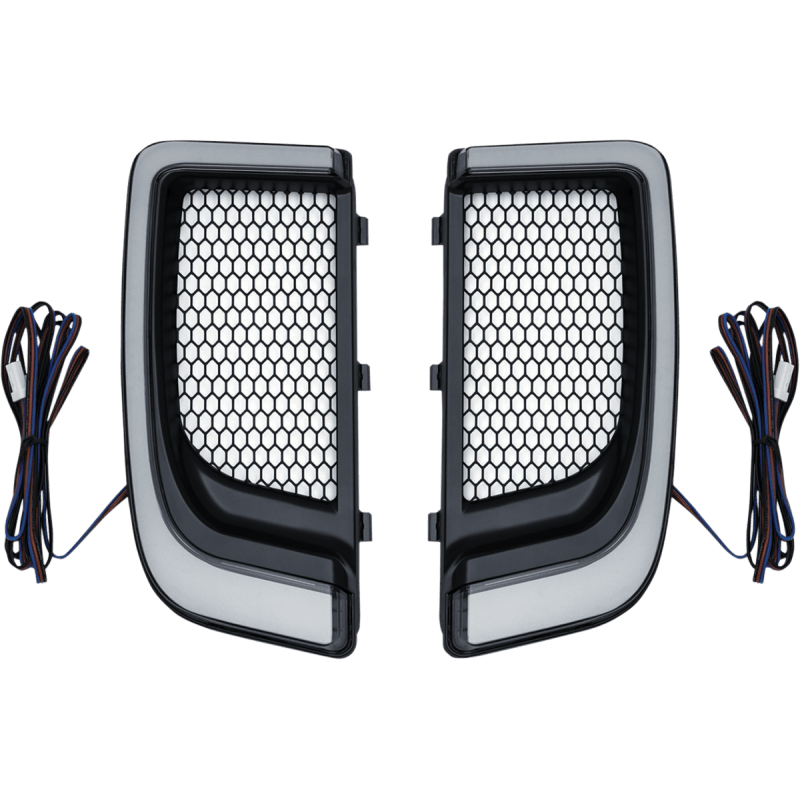 KURYAKYN TRACER L.E.D. FAIRING LOWER GRILLS, SATIN PN 5064 - DRIVEN Canada's Powersports 191209037291485191