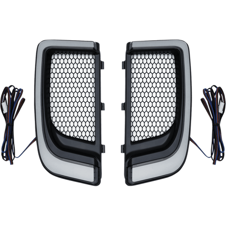 KURYAKYN TRACER L.E.D. FAIRING LOWER GRILLS, SATIN PN 5064 - DRIVEN Canada's Powersports 191209037291485191