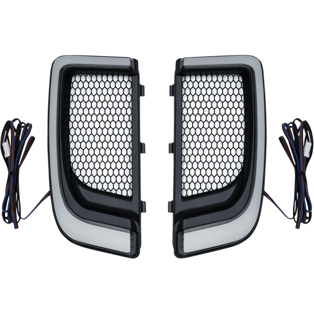 KURYAKYN TRACER L.E.D. FAIRING LOWER GRILLS, SATIN PN 5064 - DRIVEN Canada's Powersports 191209037291485191