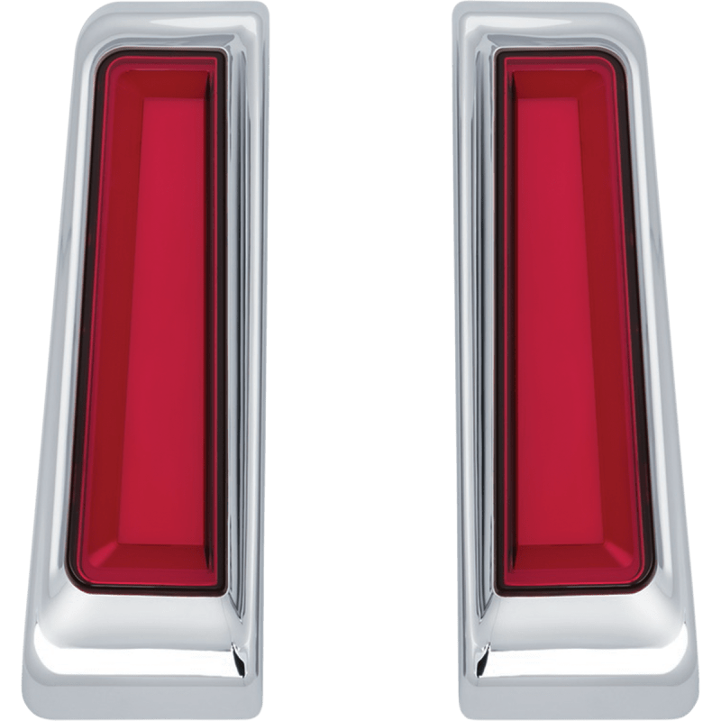 KURYAKYN TRACER L.E.D. INSERTS FOR SADDLEBAG SUPPORTS, CHROME PN 2900 (471384) - DRIVEN Canada's Powersports 191209039059471384