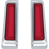 KURYAKYN TRACER L.E.D. INSERTS FOR SADDLEBAG SUPPORTS, CHROME PN 2900 (471384) - DRIVEN Canada's Powersports 191209039059471384