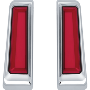 KURYAKYN TRACER L.E.D. INSERTS FOR SADDLEBAG SUPPORTS, CHROME PN 2900 (471384) - DRIVEN Canada's Powersports 191209039059471384