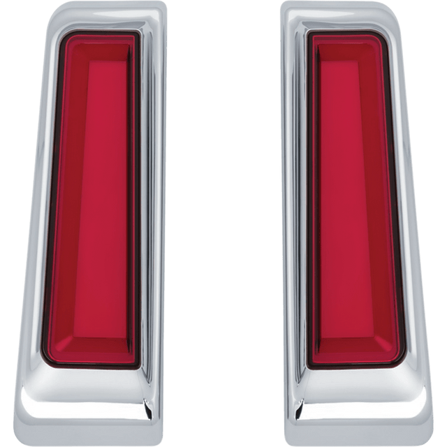 KURYAKYN TRACER L.E.D. INSERTS FOR SADDLEBAG SUPPORTS, CHROME PN 2900 (471384) - DRIVEN Canada's Powersports 191209039059471384