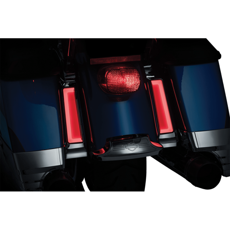 KURYAKYN TRACER L.E.D. INSERTS FOR SADDLEBAG SUPPORTS, CHROME PN 2900 (471384) - DRIVEN Canada's Powersports 191209039059471384