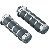 KURYAKYN UNVERSAL 1" ISO GRIPS CHROME (PR) PN 6240 (497167) - DRIVEN Canada's Powersports 191209003685497167