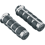KURYAKYN VALKYRIE CHROME ISO GRIPS PN 6190 (497164) - DRIVEN Canada's Powersports 191209003715497164