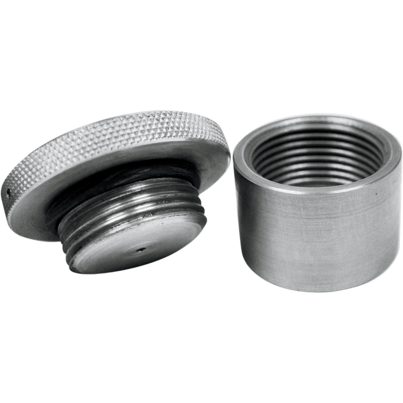 LA CHOPPERS GAS CAP W/BUNG WELDON RAW (LA - 7450 - 00) - DRIVEN Canada's Powersports LA - 7450 - 00