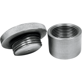 LA CHOPPERS GAS CAP W/BUNG WELDON RAW (LA - 7450 - 00) - DRIVEN Canada's Powersports LA - 7450 - 00