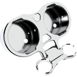 LA CHOPPERS GAUGE MOUNT T - BAR DUAL 1" CHROME (LA - 7398 - 02C) - DRIVEN Canada's Powersports LA - 7398 - 02C