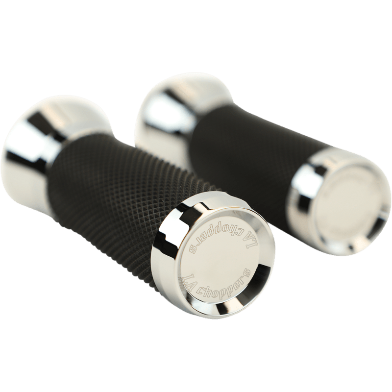 LA CHOPPERS GRIPS TBW CHROME (LA - 7492 - 00) - DRIVEN Canada's Powersports LA - 7492 - 00